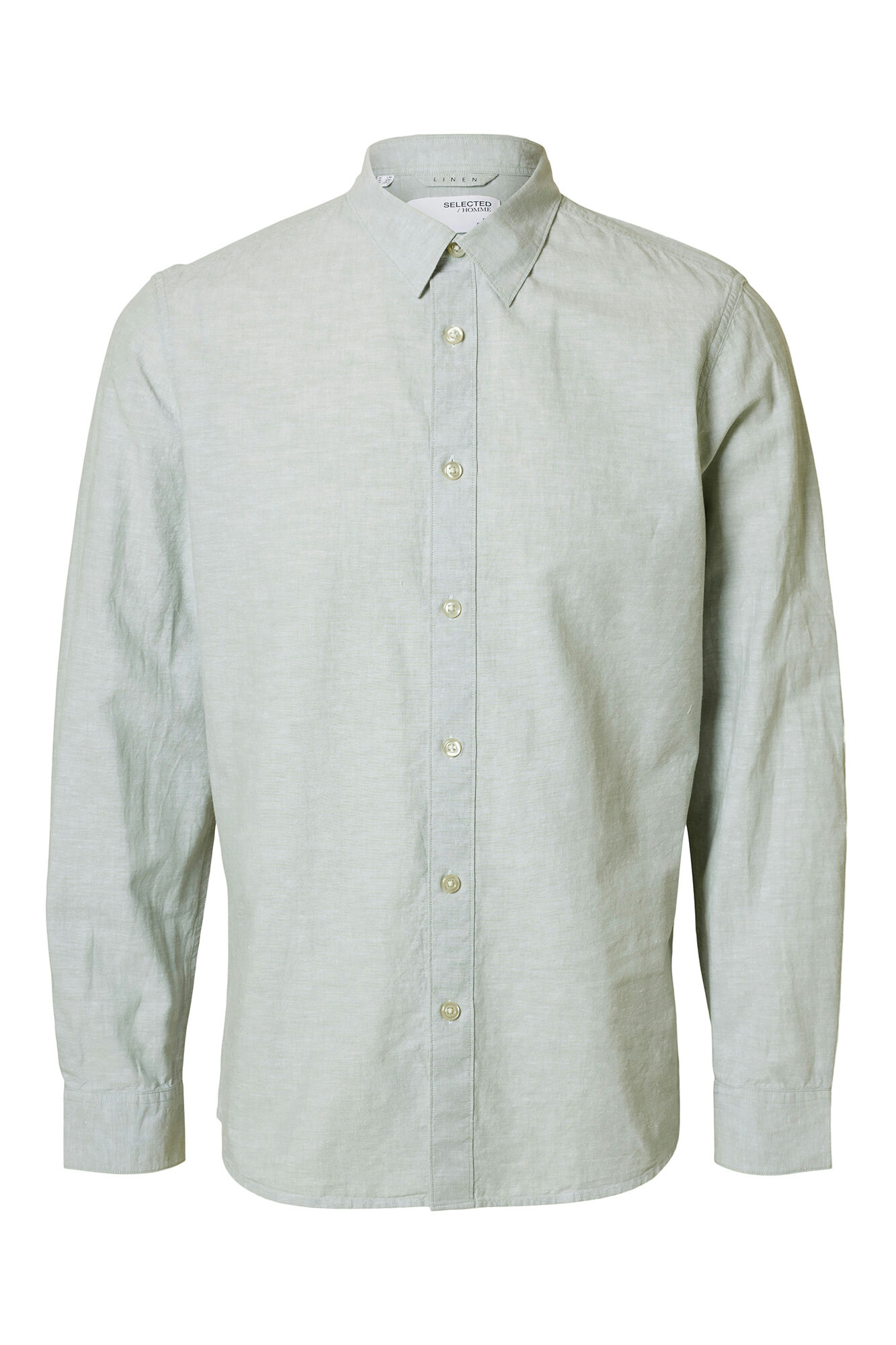 Selected Camisa de linho slim fit