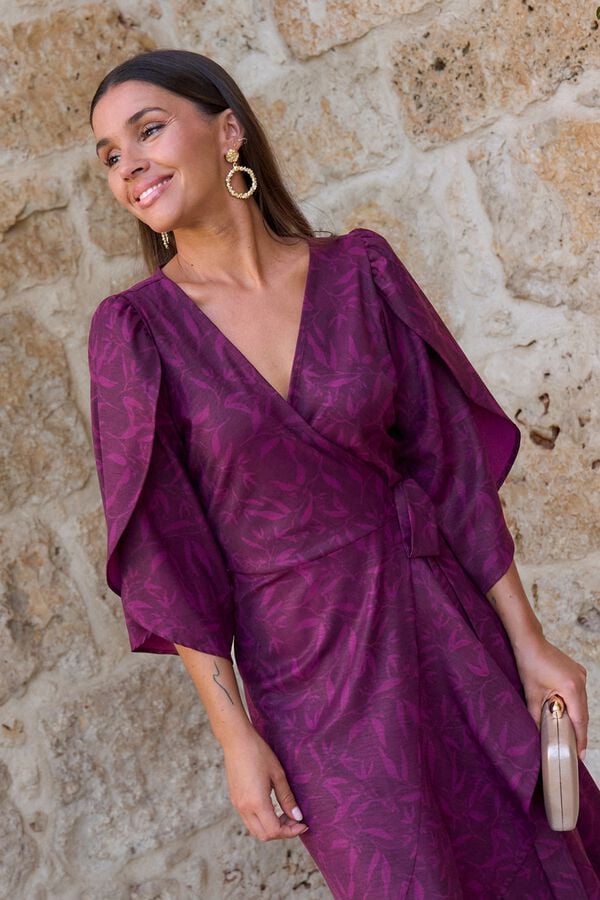 Pol&iacute;n Et Moi Vestido comprido Villa Roxo