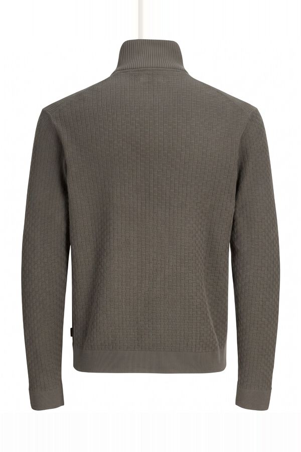 Jack & Jones Camisola regular em algod&atilde;o org&acirc;nico Cinzento