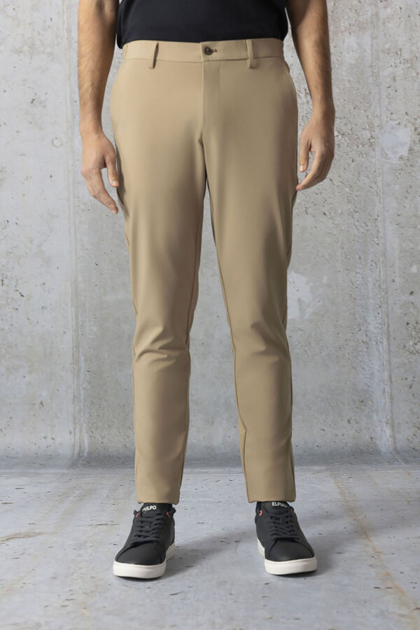 elPulpo Calça técnica ultraleve taupe Castanho