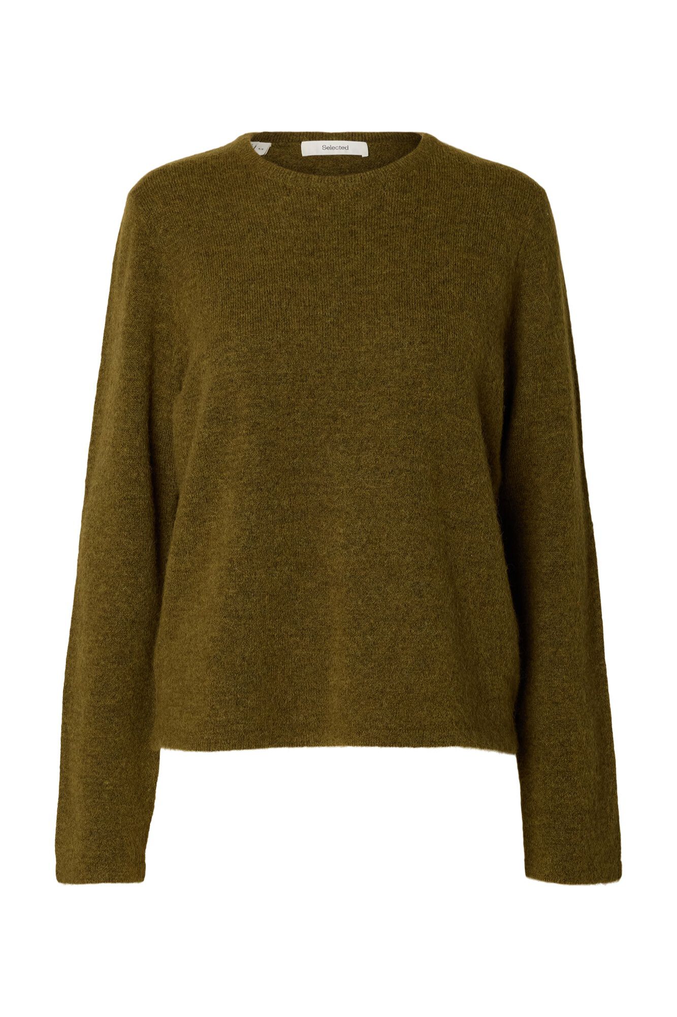 Selected Camisola com l&atilde; e alpaca