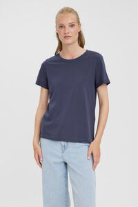 Cortefiel Camiseta básica manga corta Azul