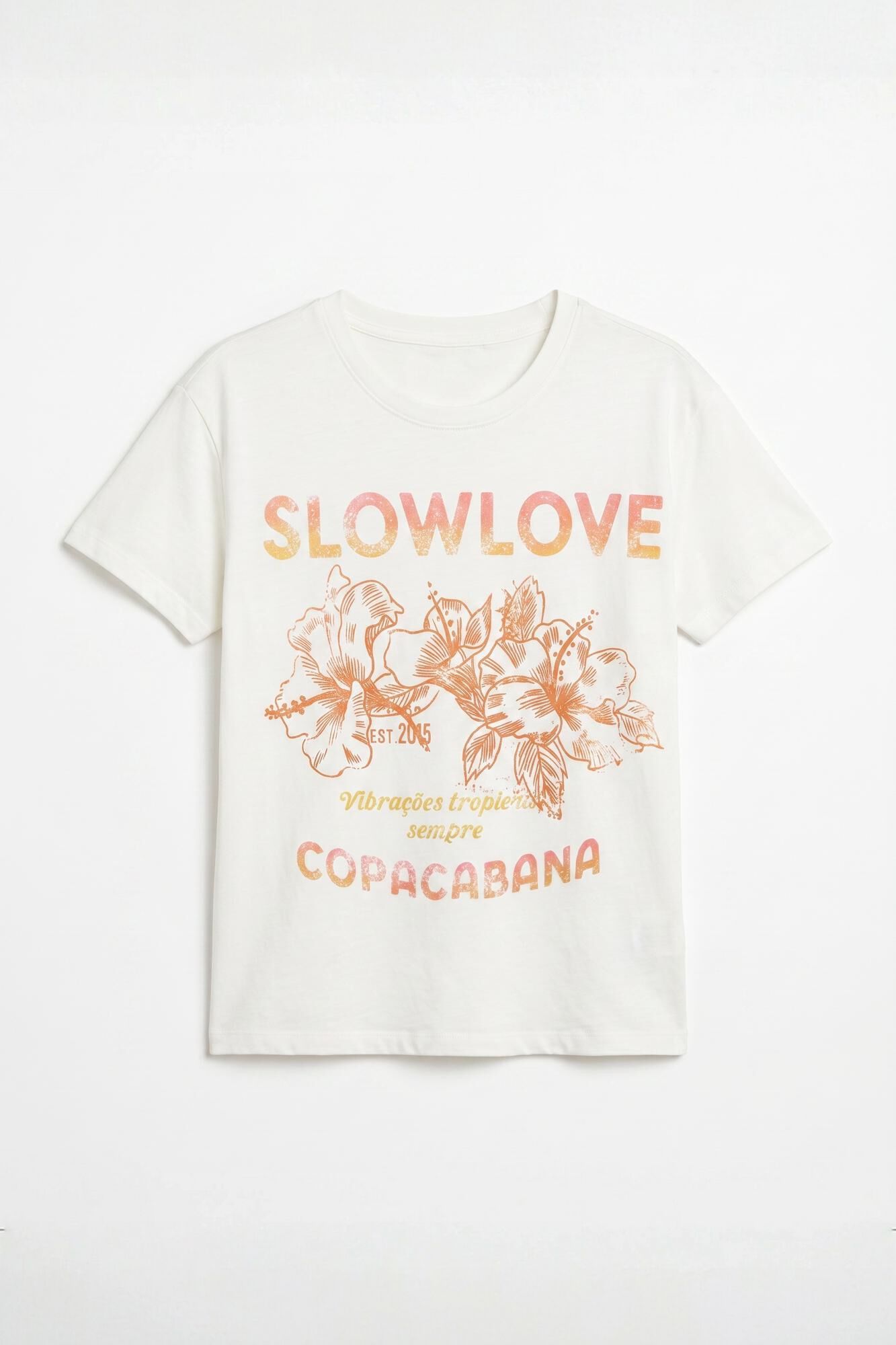 Slowlove T-shirt estampada