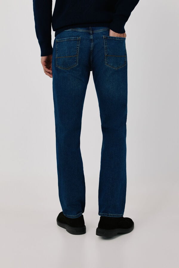 Cortefiel Regular fit jeans Blue