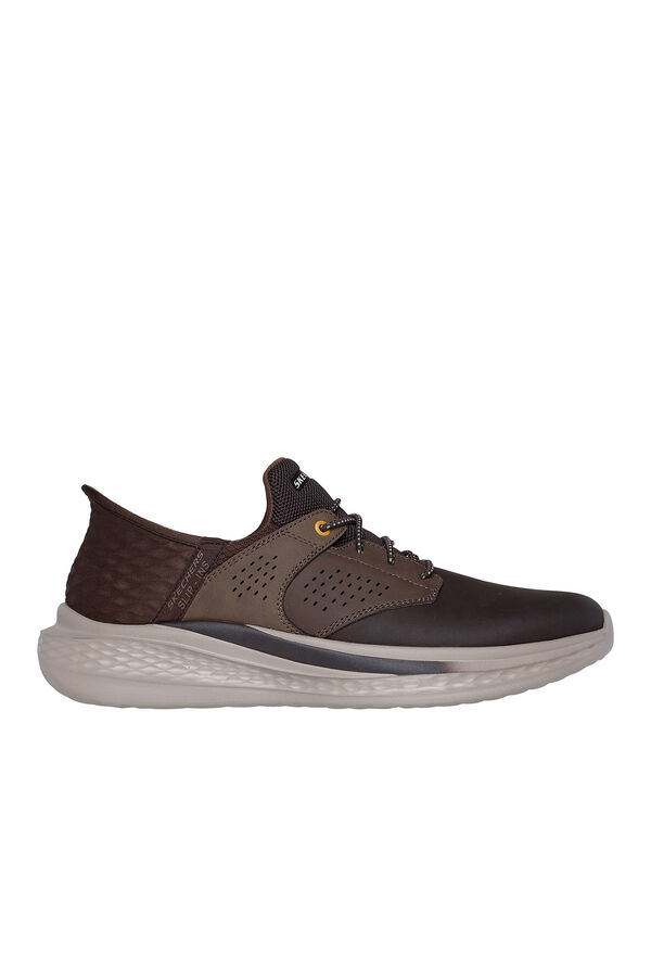 Skechers Chinelos de quarto Slade Castanho