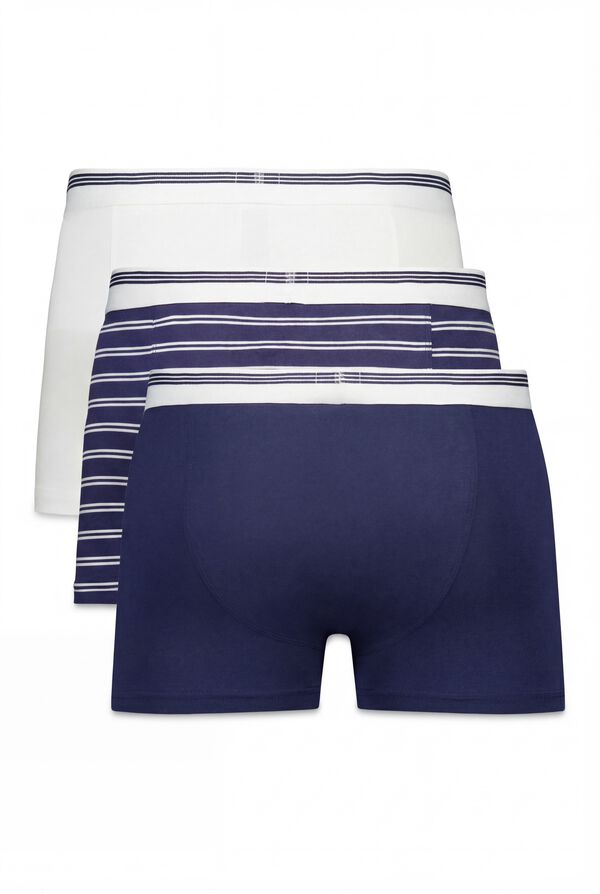 Cortefiel Jersey-knit 3-pack boxers Navy