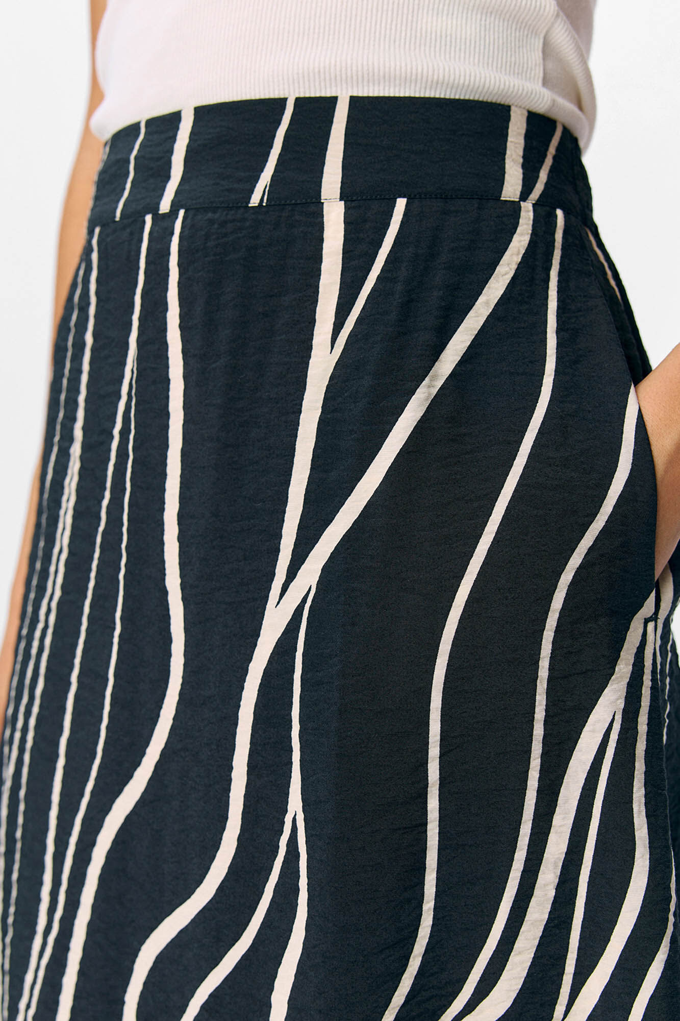 Object Saia midi estampada