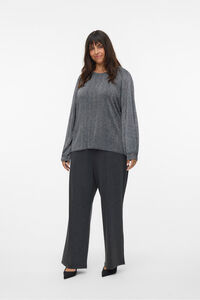 Vero Moda Curve Suéter canelado lurex plus size