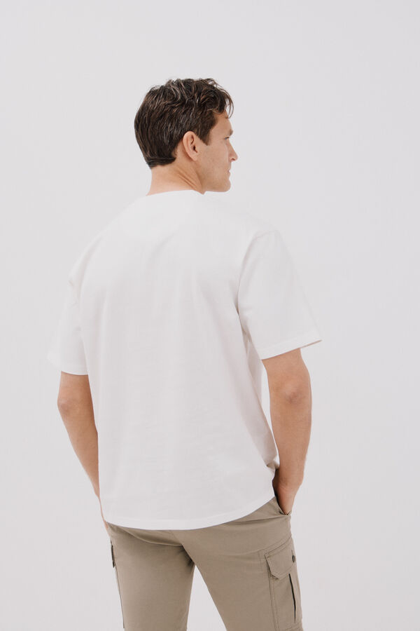 Cortefiel Basic T-shirt White