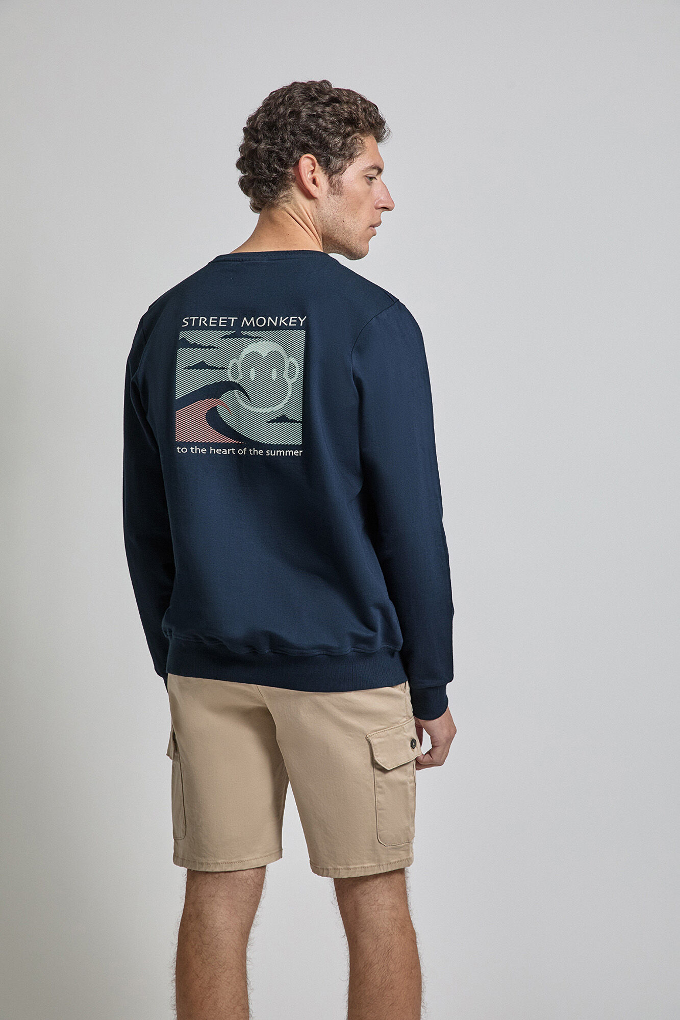 Street Monkey Sweatshirt estampada