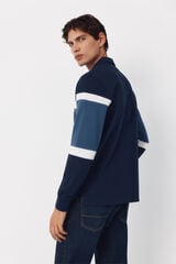 Cortefiel Polo rugby Azul marino