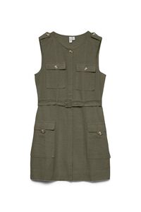 Vero Moda Vestido curto estilo safari