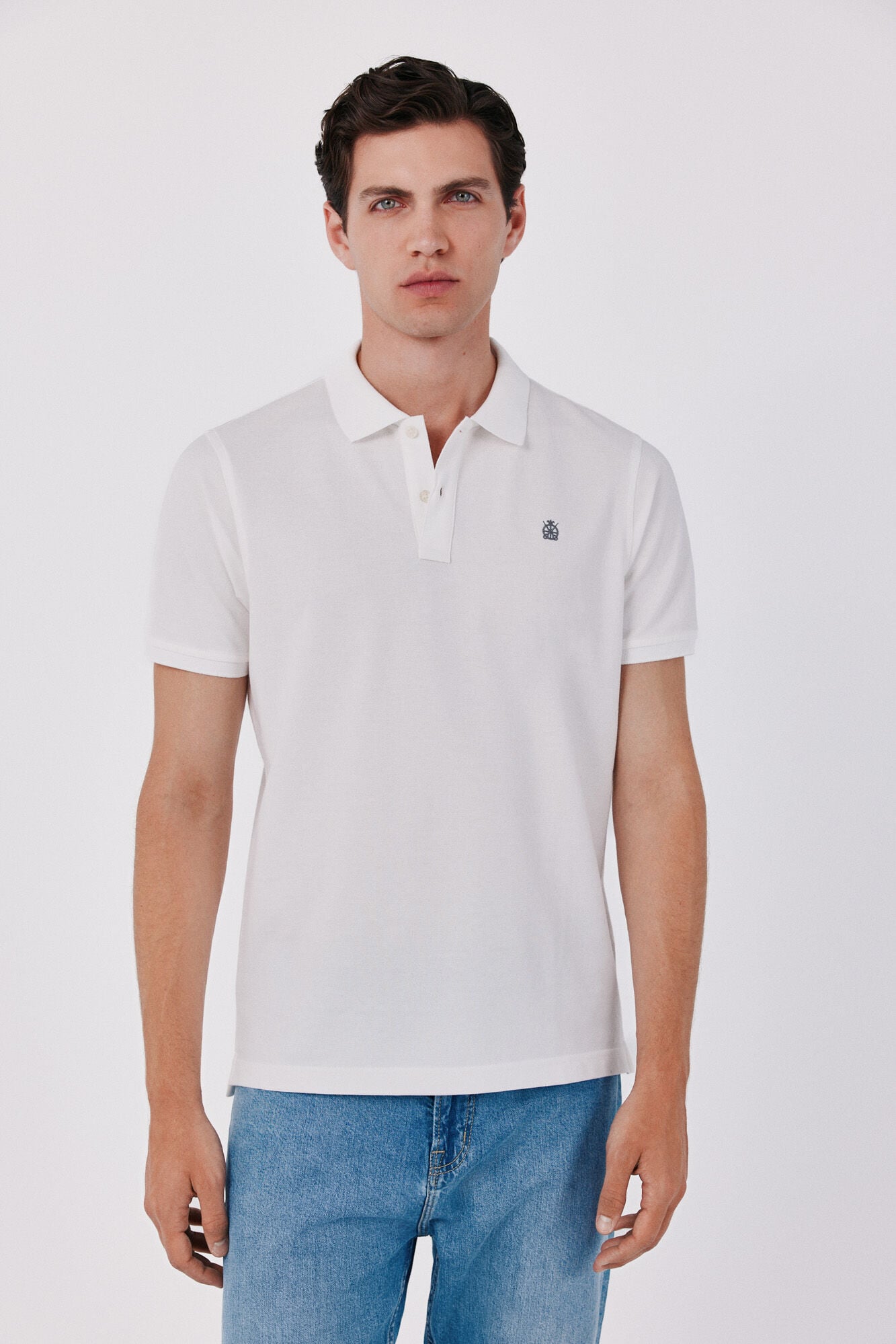 Cortefiel Piqu&eacute; slim polo shirt