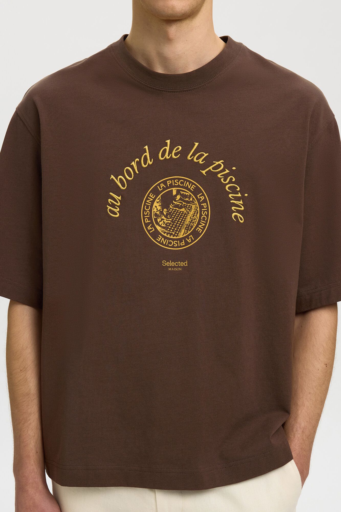 Selected Camiseta manga corta print