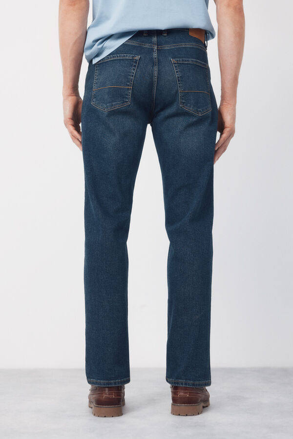 Cortefiel Regular fit jeans Blue