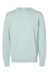 Selected Camisola de malha fina Azul