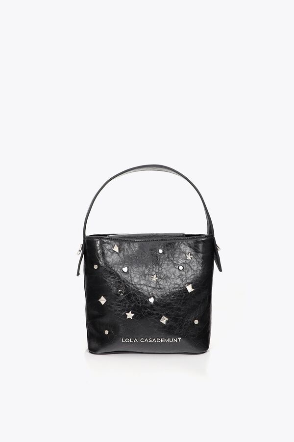 Lola Casademunt Crossbody bag with studs Black