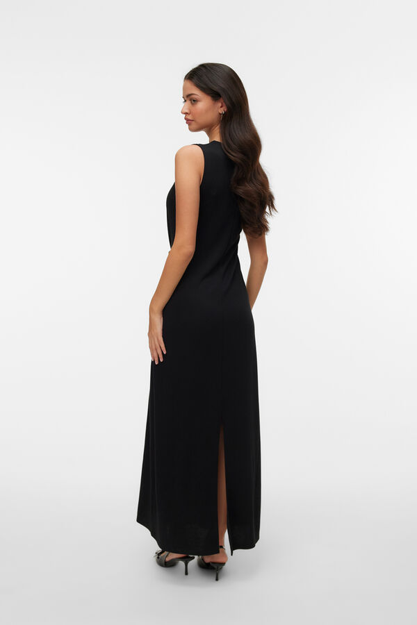 Vero Moda Vestido sem mangas com broche dourado Preto