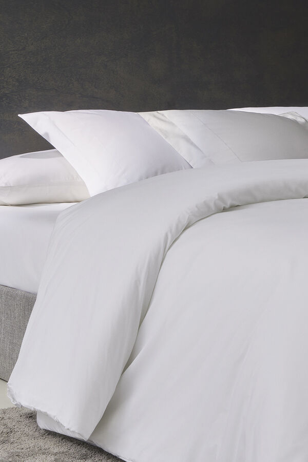 Cortefiel Jogo Capa de Edredão Veneza Branca cama 150-160 cm Branco