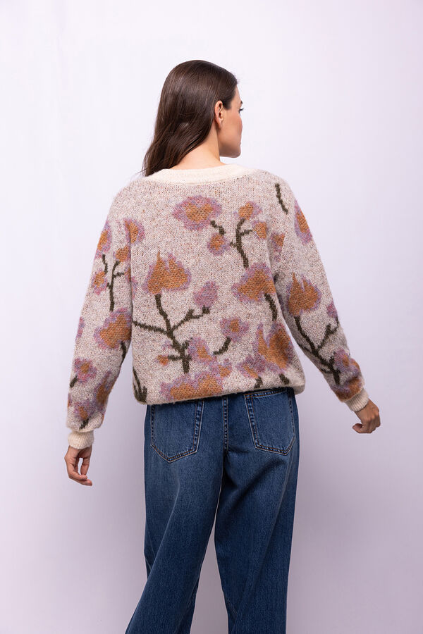Object Camisola com estampado floral Branco