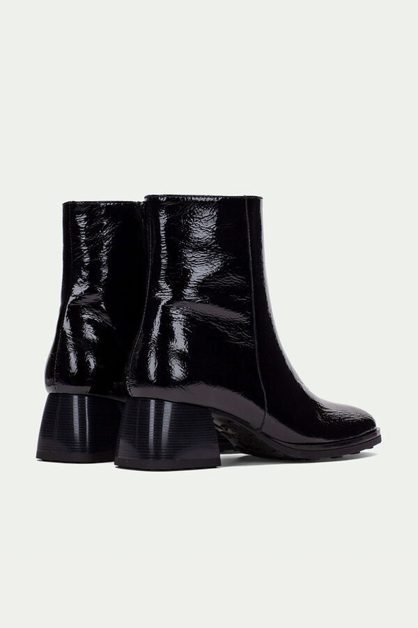 Hispanitas Bota Botins quadrado e bainha MARSEILLE Preto
