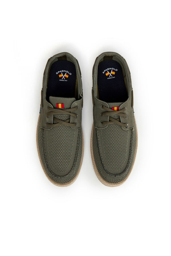 Spagnolo Bamba n&aacute;utica de lona para o tempo livre Verde