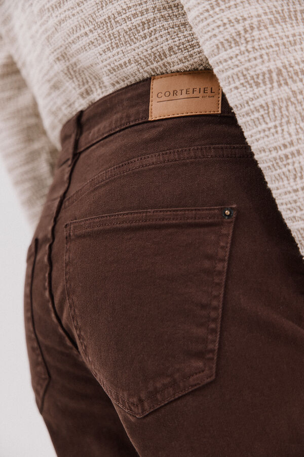 Cortefiel Straight jeans  Dark brown