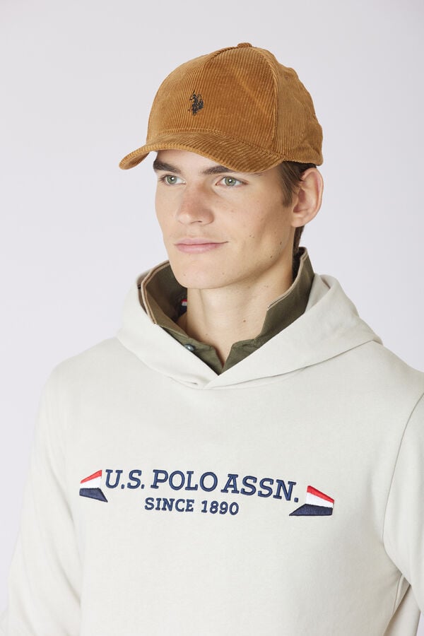 Us Polo Boné de armas Castanho