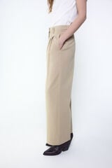 Slowlove Pantal&oacute;n tobillero ancho Beige