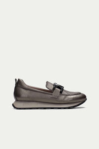 Cortefiel Loira embroidered sports loafers Grey