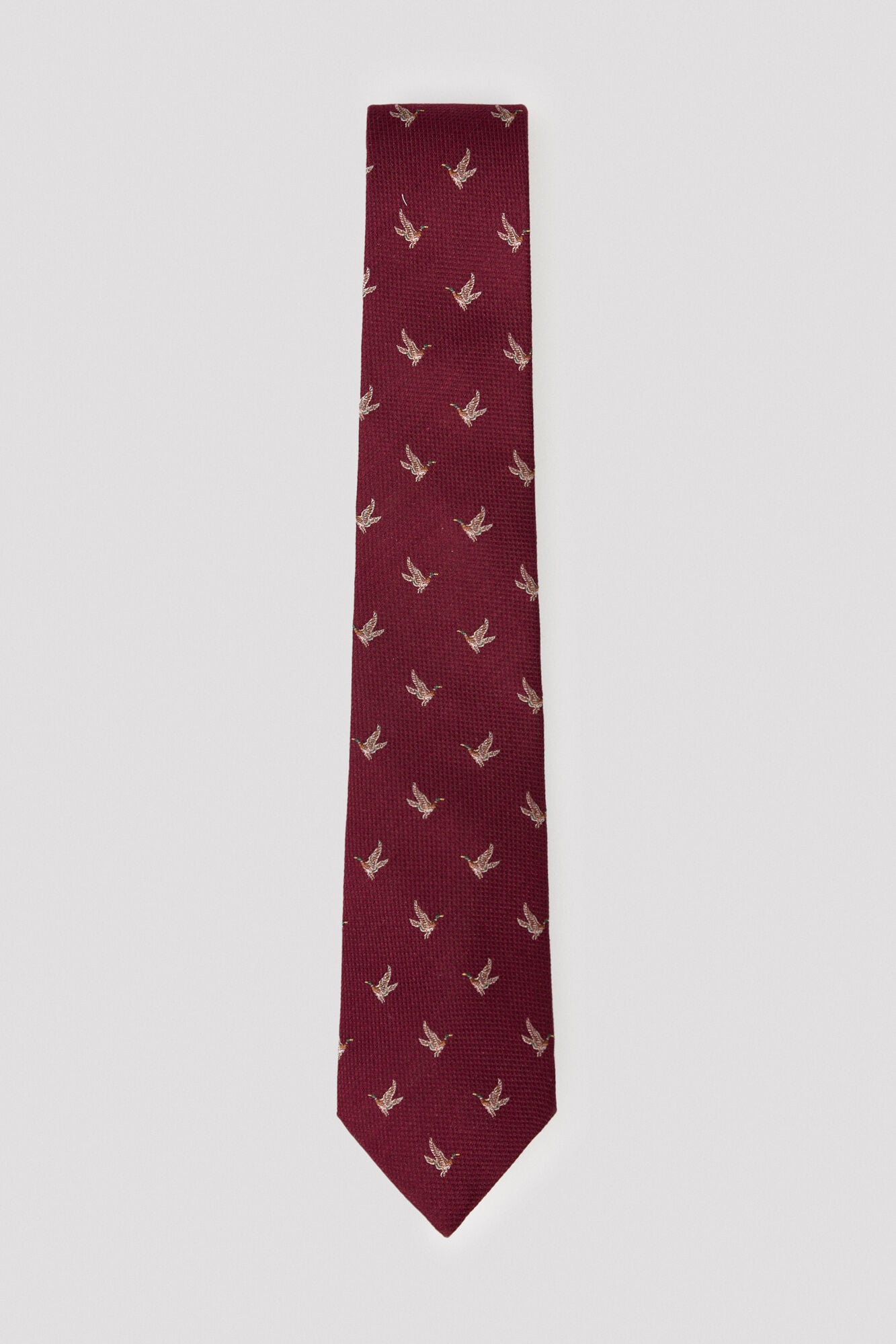 Cortefiel NATURAL silk tie