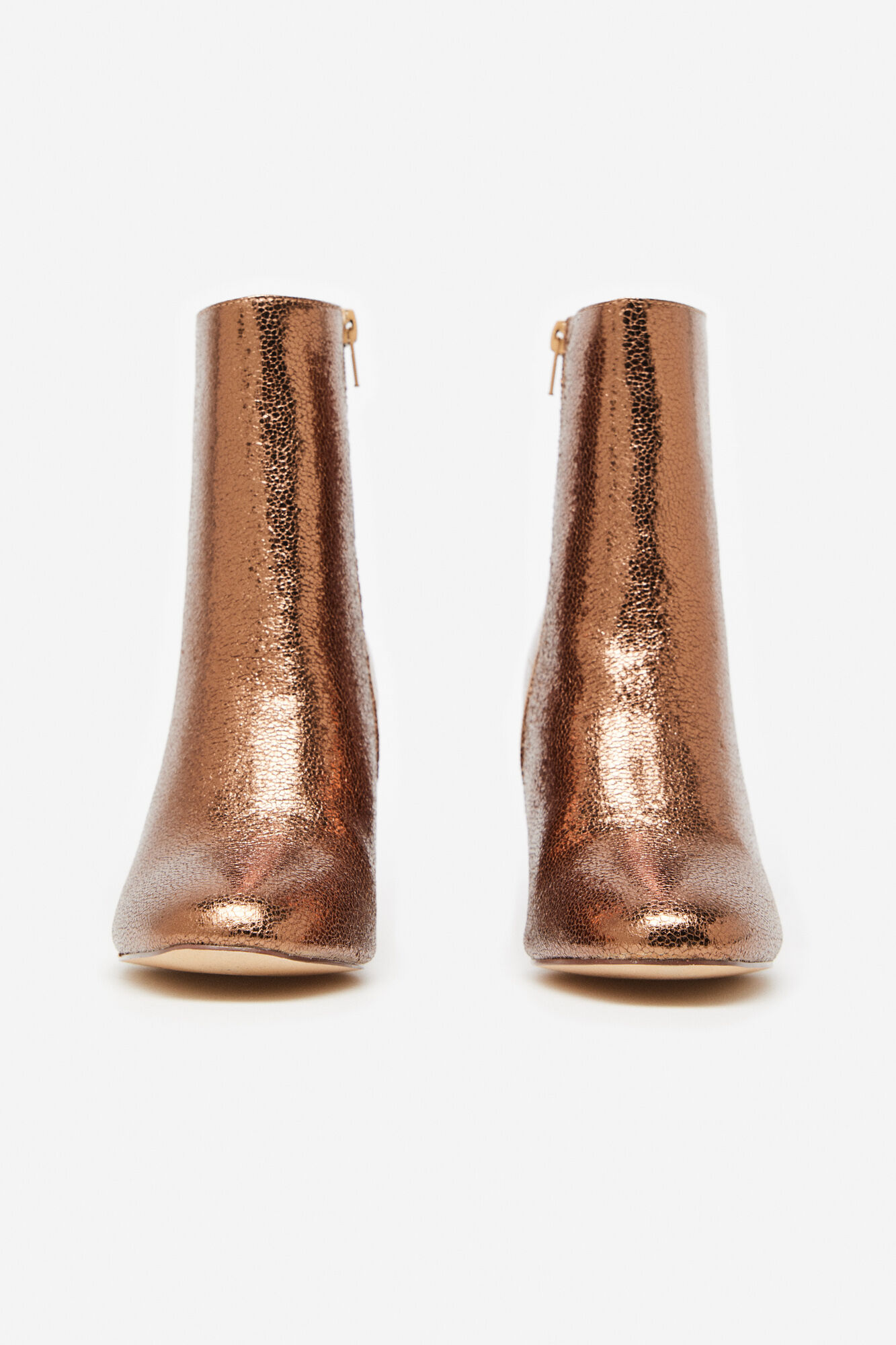 Rose gold discount ankle boots