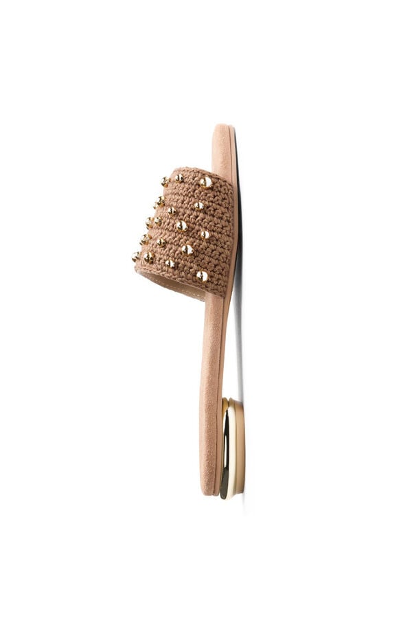 Gioseppo Sand&aacute;lias de crochet e contas perrinton Castanho