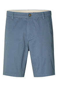 Cortefiel Pantalón chino corto confeccionado con algodón orgánico. Azul
