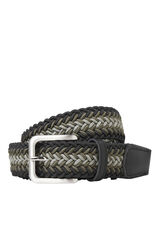 Jack & Jones Cinto entran&ccedil;ado fivela cl&aacute;ssica Preto