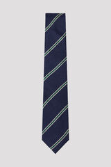 Cortefiel NATURAL silk tie Navy