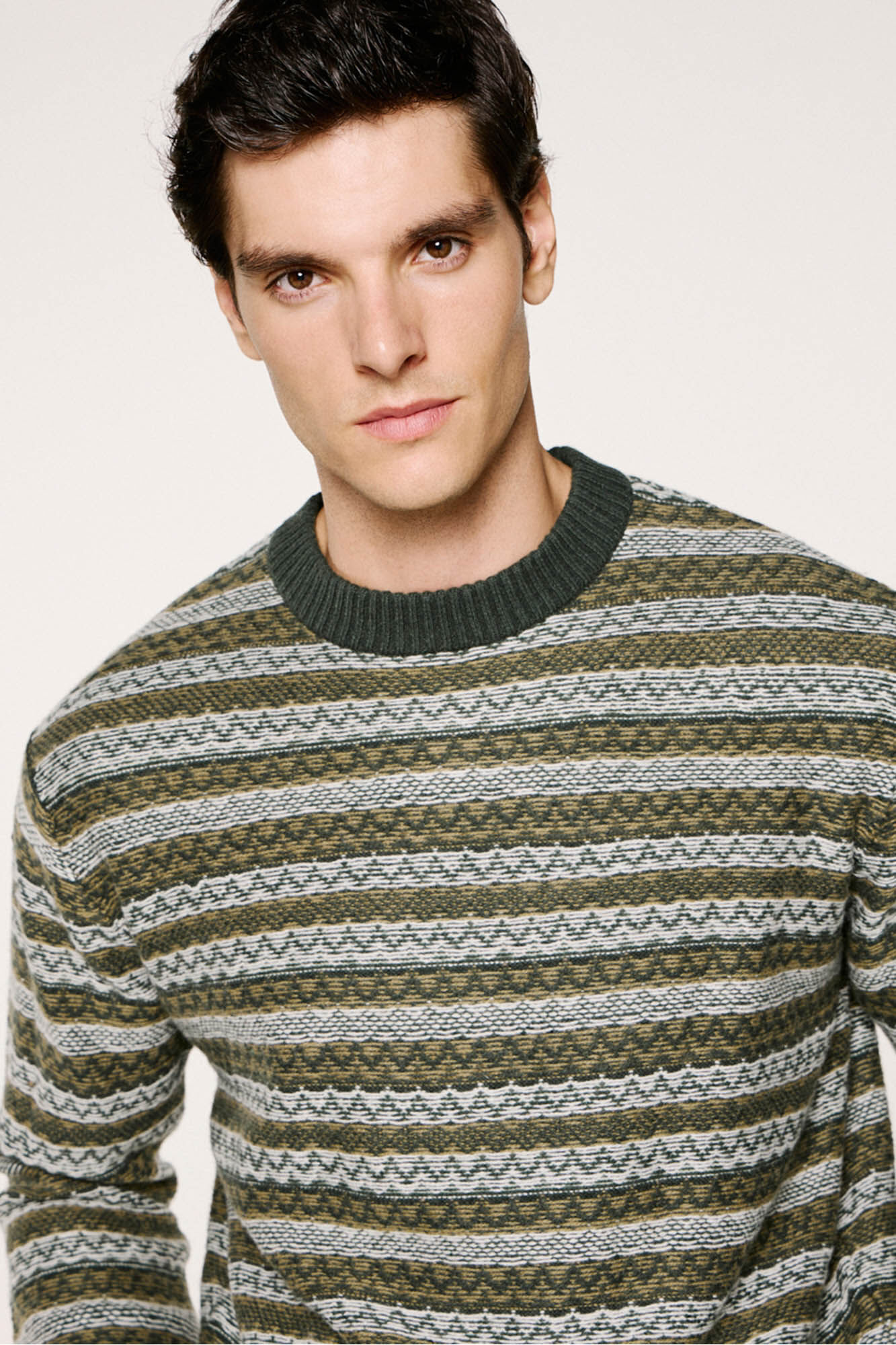 Selected Jersey lana cuello caja