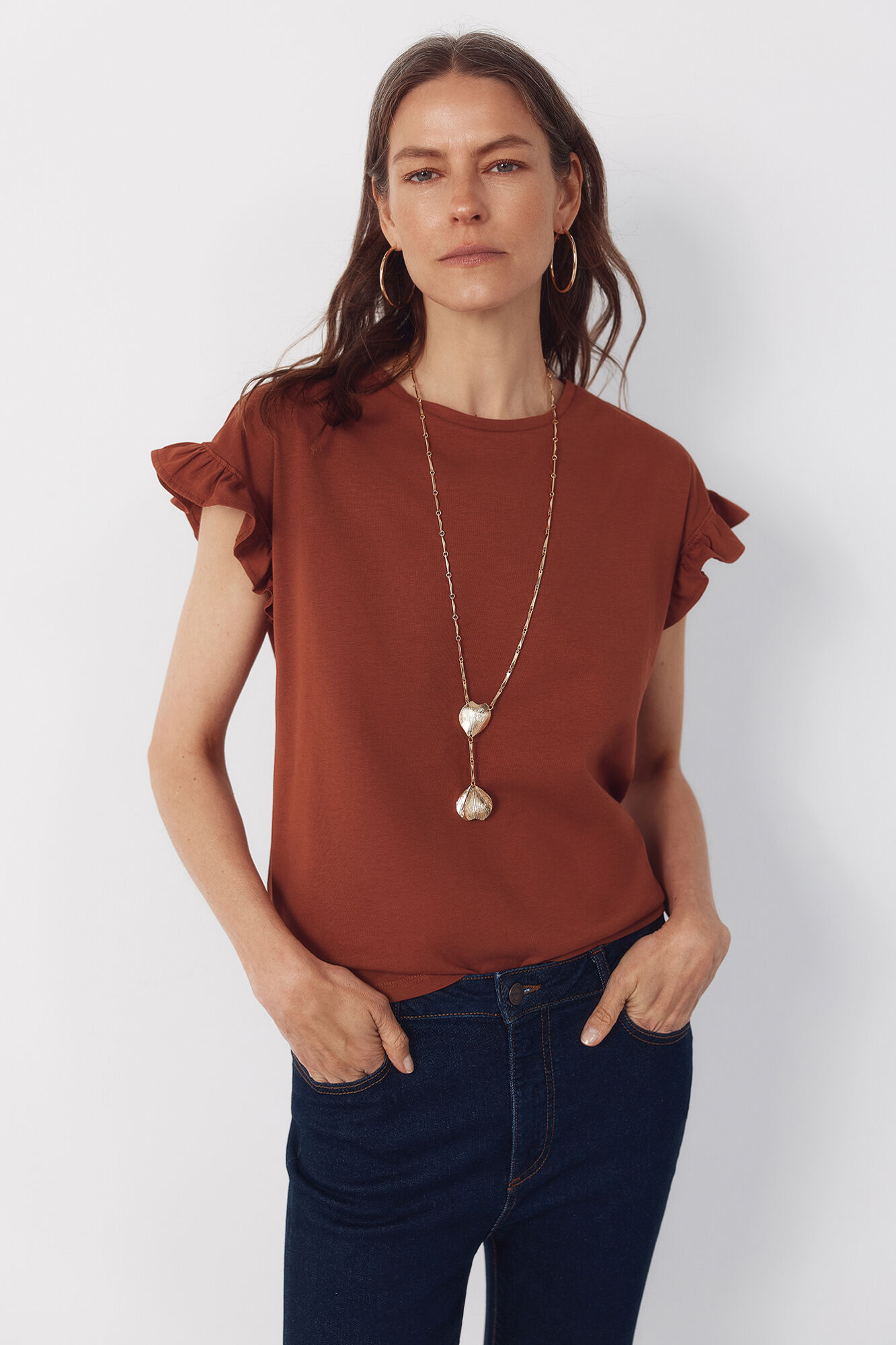 Cortefiel Camisola b&aacute;sica folho