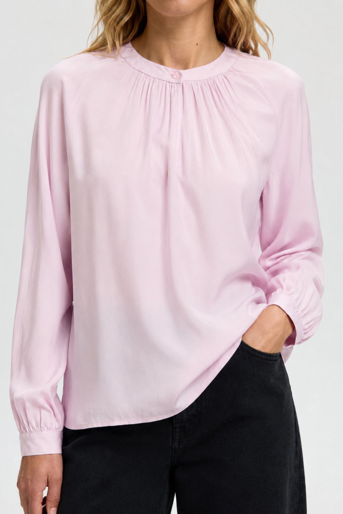 Selected Blusa de manga comprida