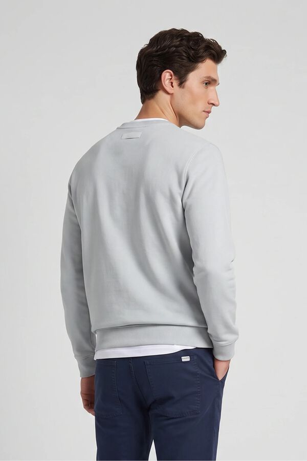 Silbon Classic embossed logo sweatshirt Grey