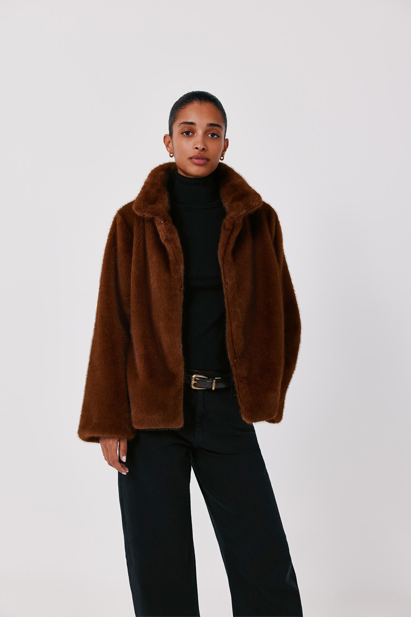 Cortefiel Faux fur jacket