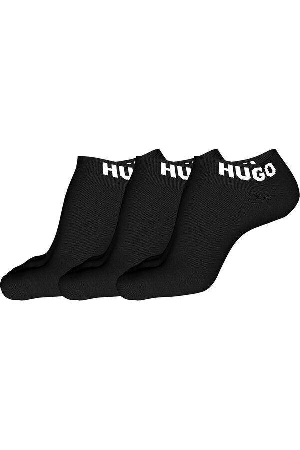 HUGO Pack of three socks Black