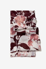 Vilanova Floral print scarf Brown