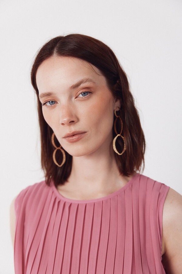 Cortefiel Blusa plissada Subiu