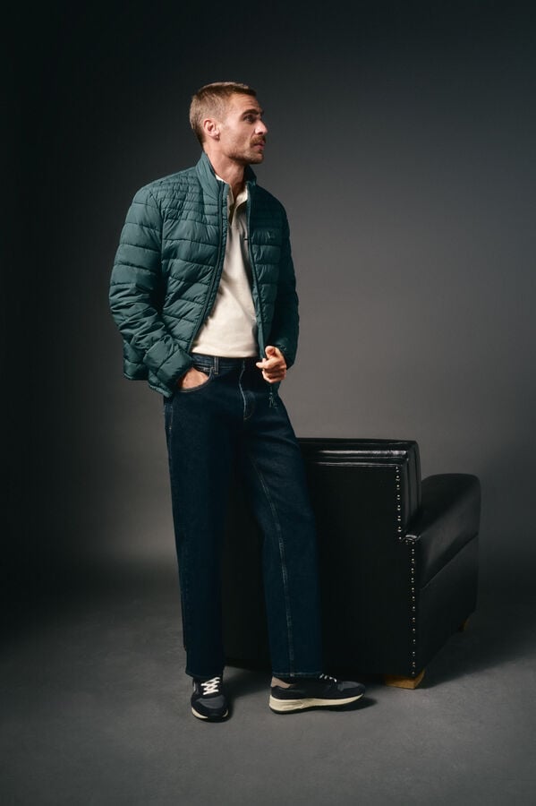 OOTO Blusão acolchoado ultralight Verde