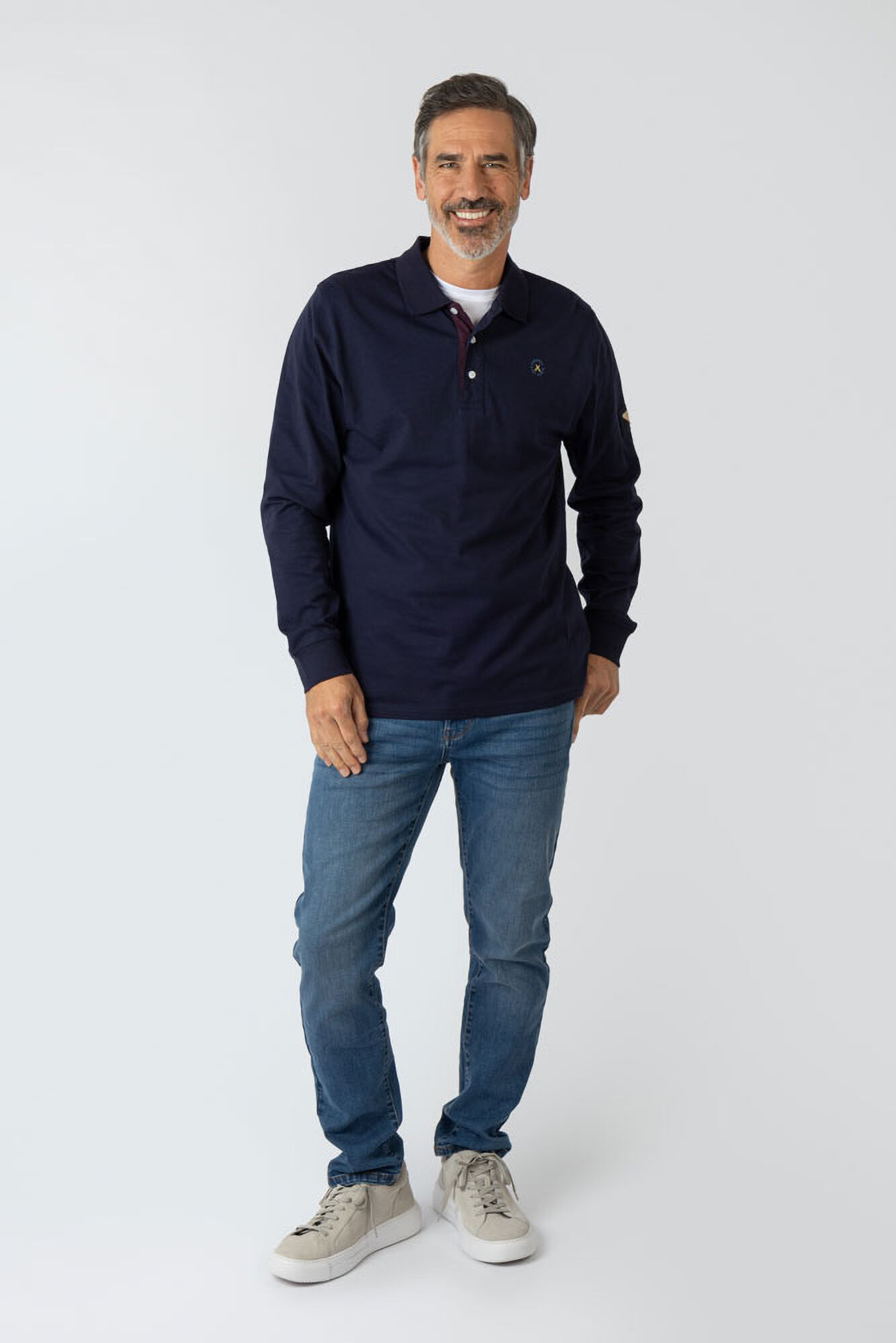 Privata Polo b&aacute;sico manga larga