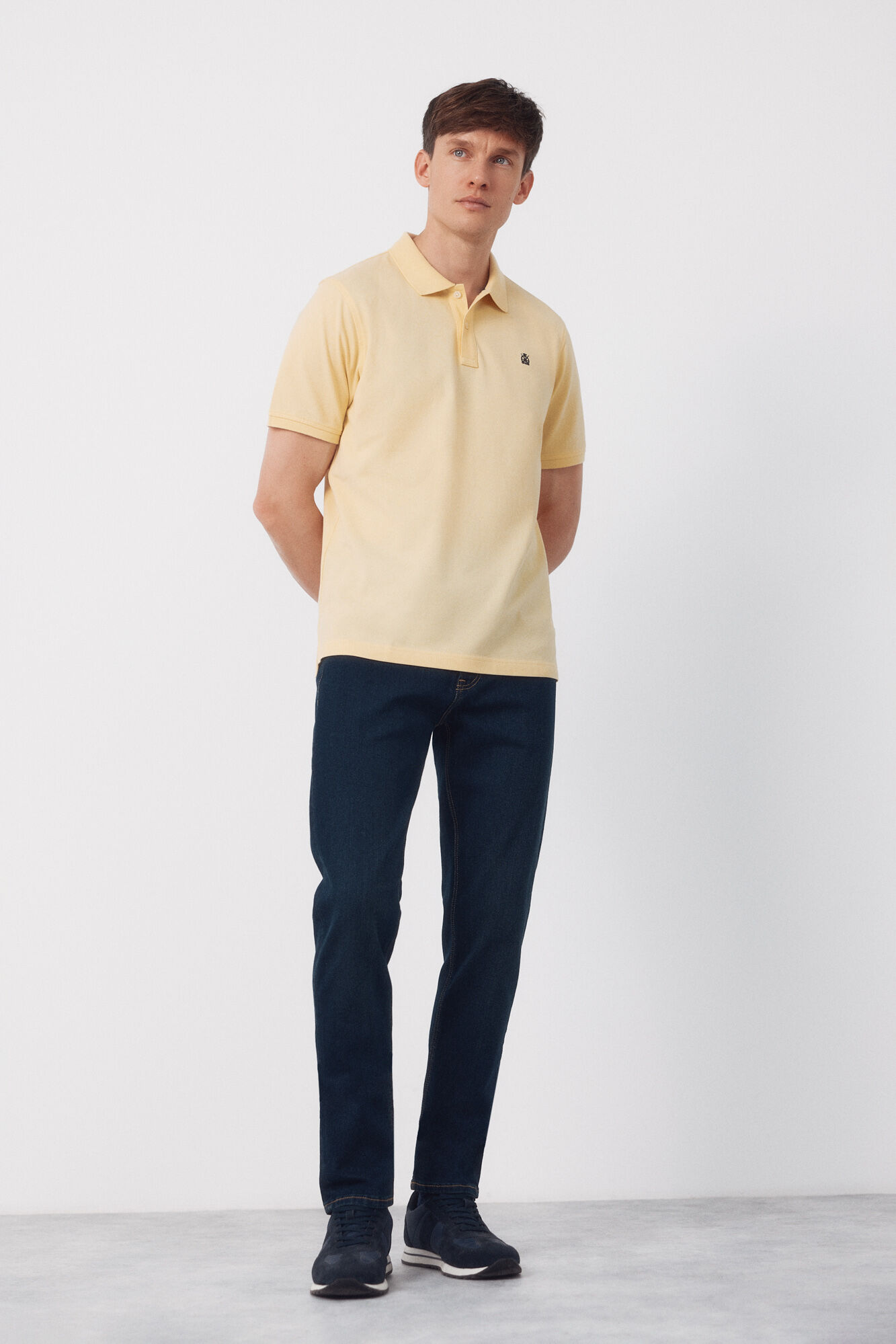 Cortefiel Basic piqu&eacute; polo shirt