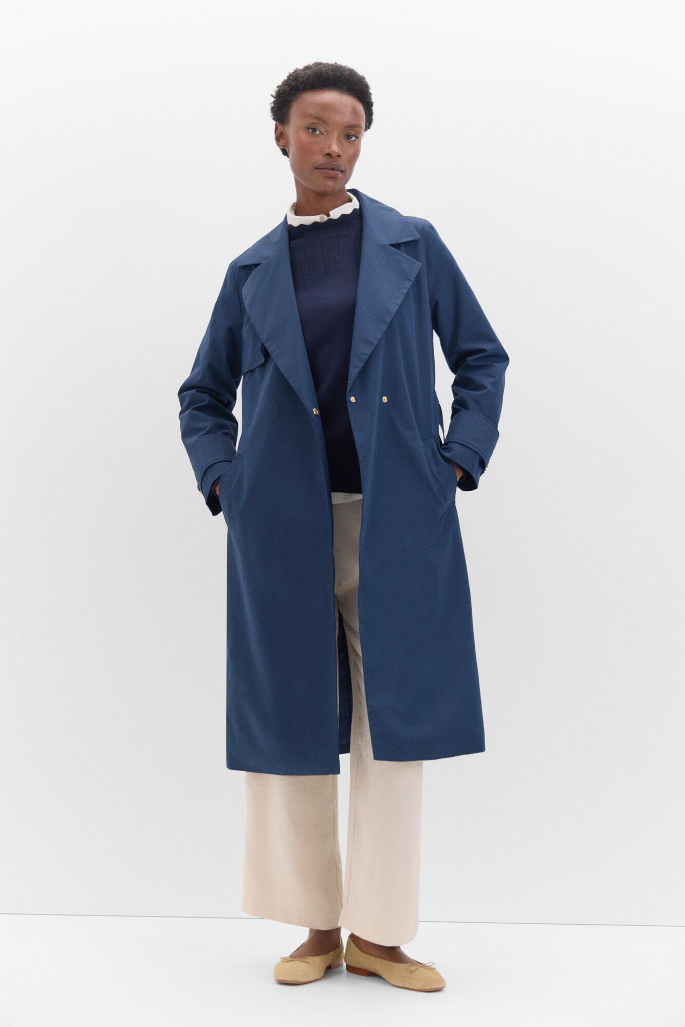 Long trench coat Womens Trench Coats Cortefiel