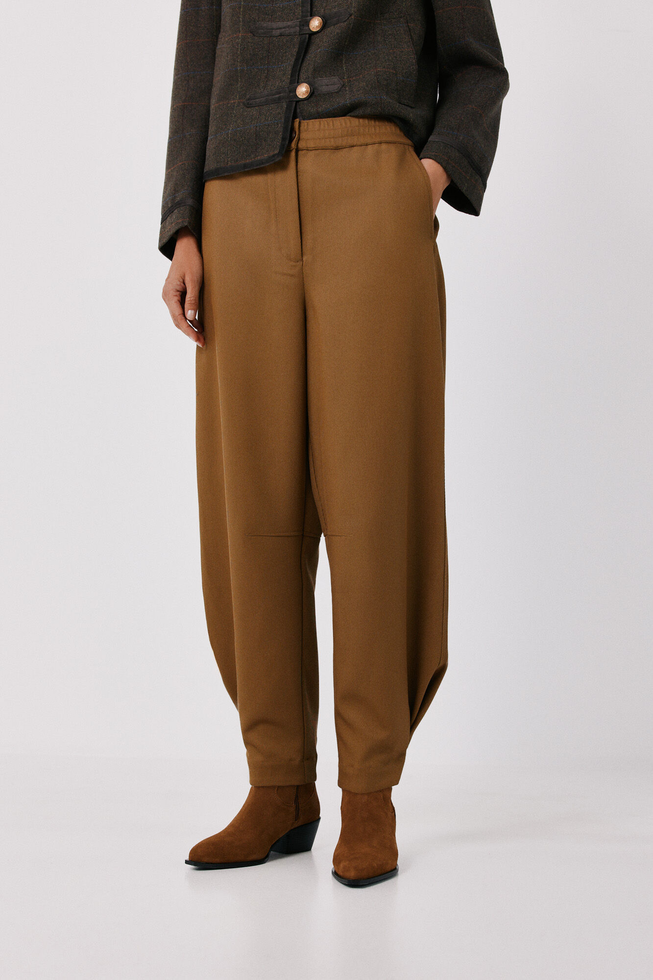 Cortefiel Women's serge jogger trousers