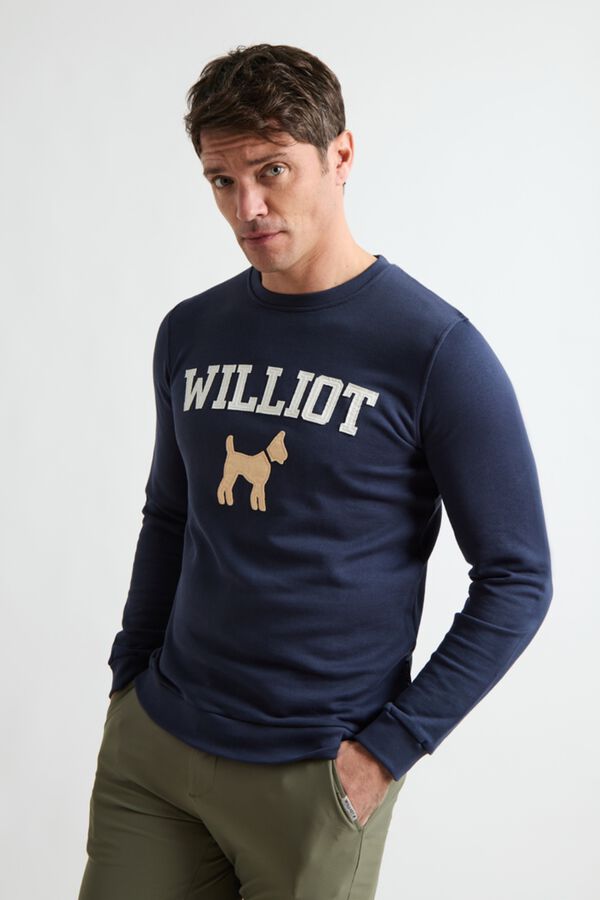 Williot Sudadera Williot Tipo Parche Azul marino